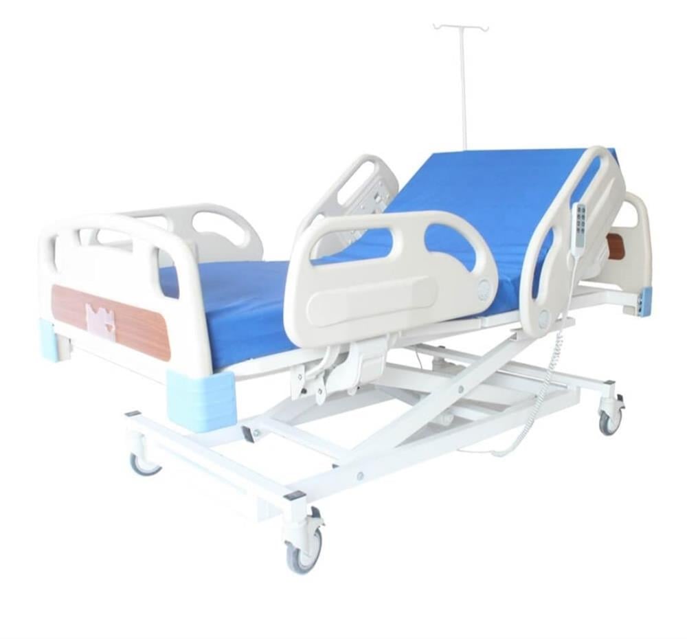  3 Motorlu ABS Plastik Başlıklı ve Korkuluklu Hasta Karyolası-277